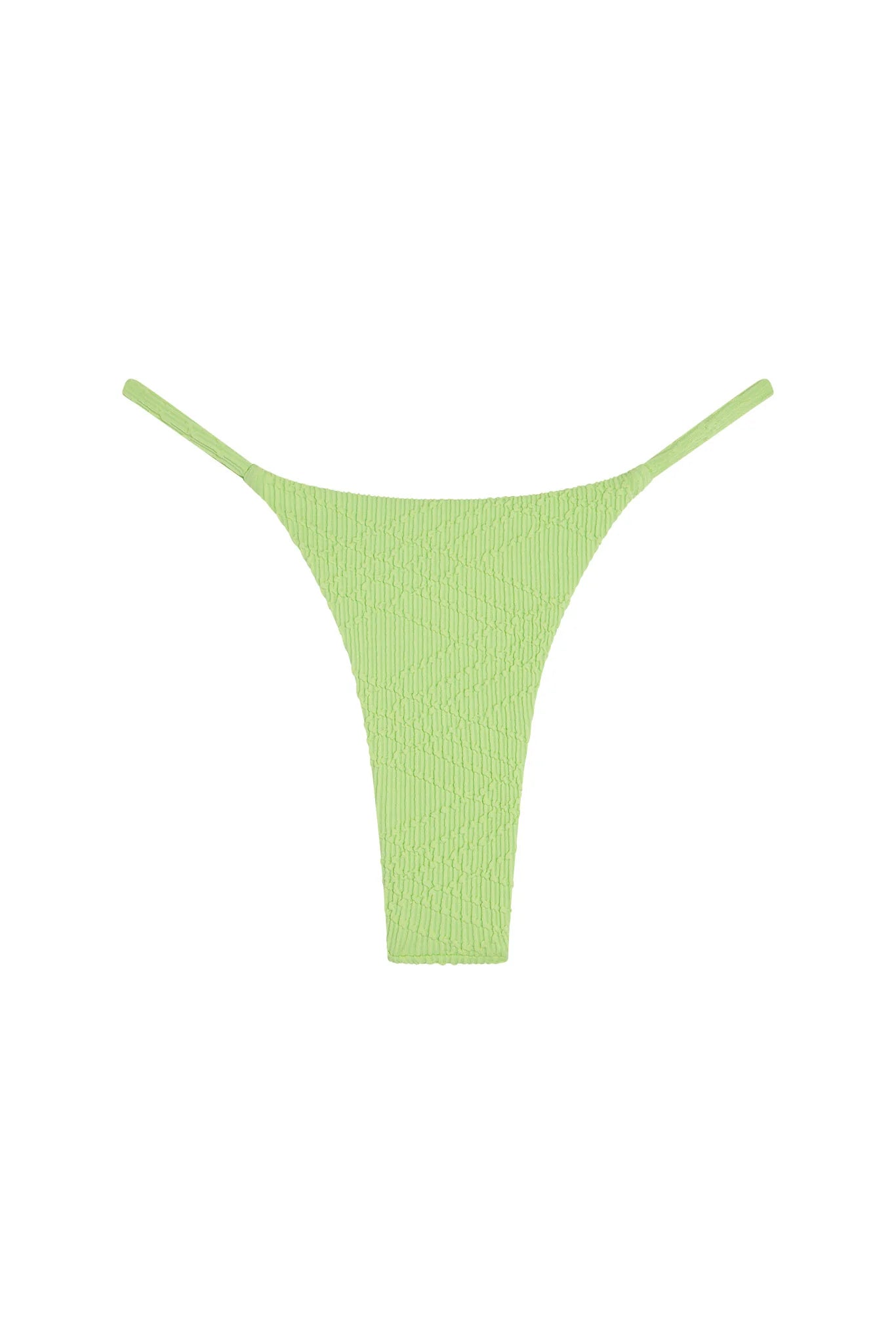 BRAZIL THONG - HONEYDEW SUMMER PLAID