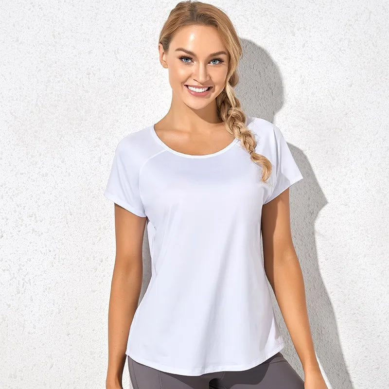 FluidMotion Short Sleeve Blouse