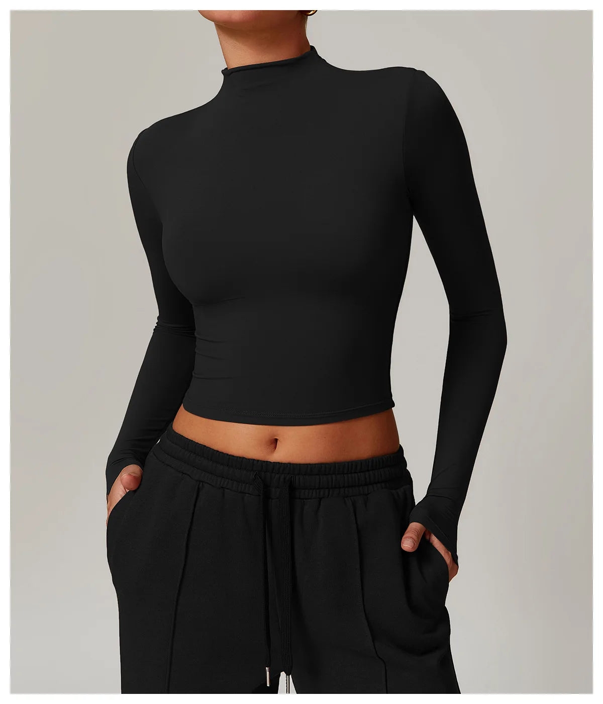 Revo Long Sleeved Crop Top